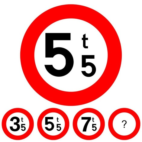 C21 VERBODEN TOEGANG VOERTUIG MET MASSA