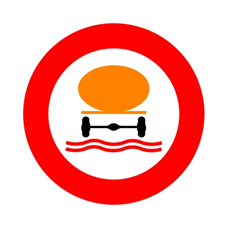 C24c VERBOD VOERTUIG GEVAARLIJKE GOED.