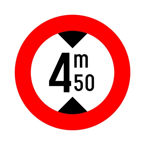 C29 VERBODEN VOOR VOERTUIGEN HOGER DAN
