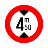 C29 VERBODEN VOOR VOERTUIGEN HOGER DAN