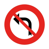 C31a VERBOD OM LINKS AFSLAAN
