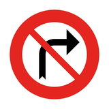 C31b VERBOD OM RECHTS AFSLAAN