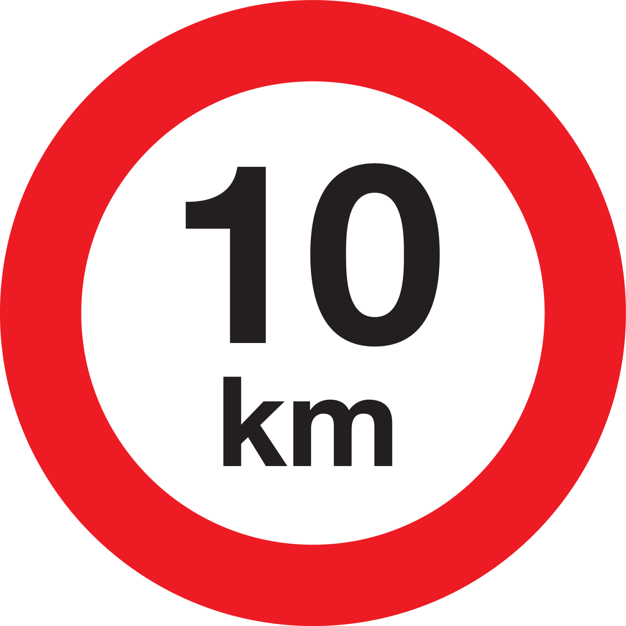 C43 MAXIMUM SNELHEID 10KM