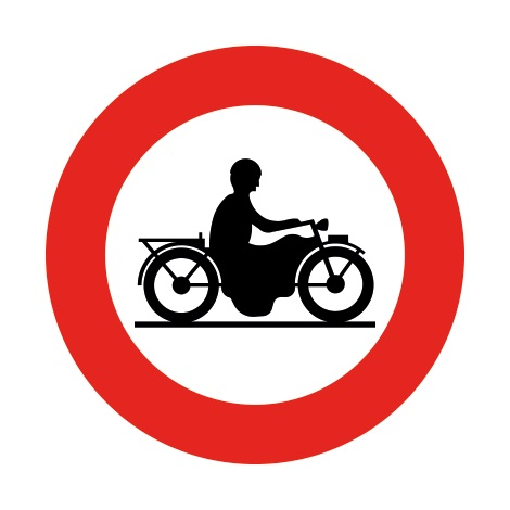 C7 VERBODEN VOOR MOTORFIETSERS