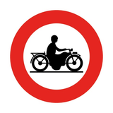 C7 VERBODEN VOOR MOTORFIETSERS