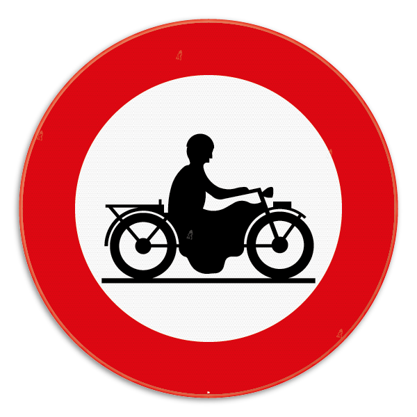 C7ACCES INTERDIT AUX MOTOCYCLISTES