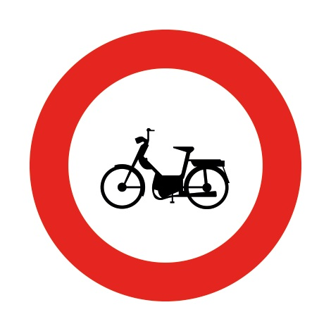 C9 VERBODEN VOOR BROMFIETSEN