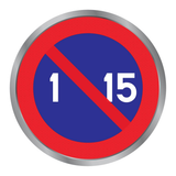 E5 PARKEERVERBOD VAN 1ste TOT 15de MAAND