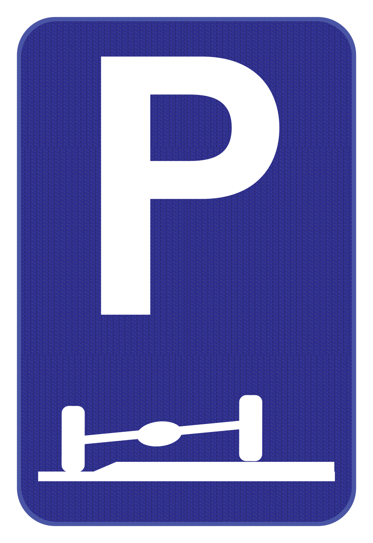 E9f VERPLICHT PARKEREN DEELS OP BERM...