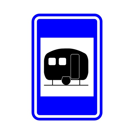 F73 AANKONDIGING CARAVANTERREIN