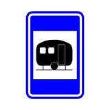 F73 AANKONDIGING CARAVANTERREIN