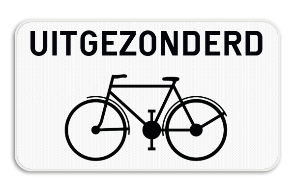 M2 UITGEZONDERD FIETSEN EN BROMFIETSEN