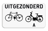 M3 UITGEZONDERD FIETSERS & BROMFIETS. A