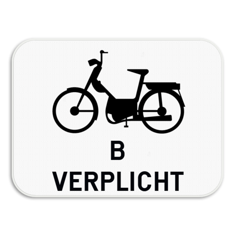 M6 VERPLICHTING BROMFIETSEN KLASSE B